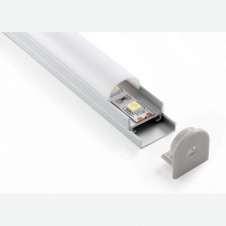 Профиль для LED ленты потолочный LL-2-ALP005  (20mm) oval