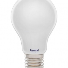 Лампа-LED E27 10W 6500 А60S матовая General Lighting