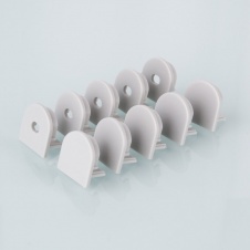 Заглушки для профиля LED ленты потолочного  ZLL-2-ALP005 (20mm) (компл.10 пар)