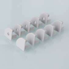 Заглушки для профиля LED ленты углового ZLL-2-ALP004 (18,5mm) (компл.10 пар)