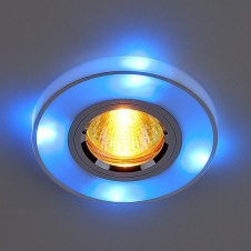 MR-16 2070/2 серебро/синяя подсветка (SL/BL/LED) SC
