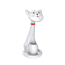 Трансвит наст св-к TL-351 (W белый, настольный светодиодный детский светильник "кошка Kitty", 7Вт)